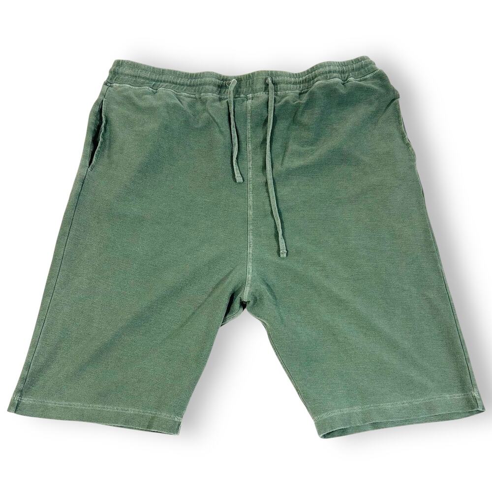 Goodlife Mens XXL Shorts Microterry Green Cotton Blend